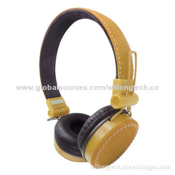 Foldable DJ Headphone, Environmental Plastic Headphone